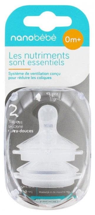 Nanobébé - Silikonový savičky 0m+