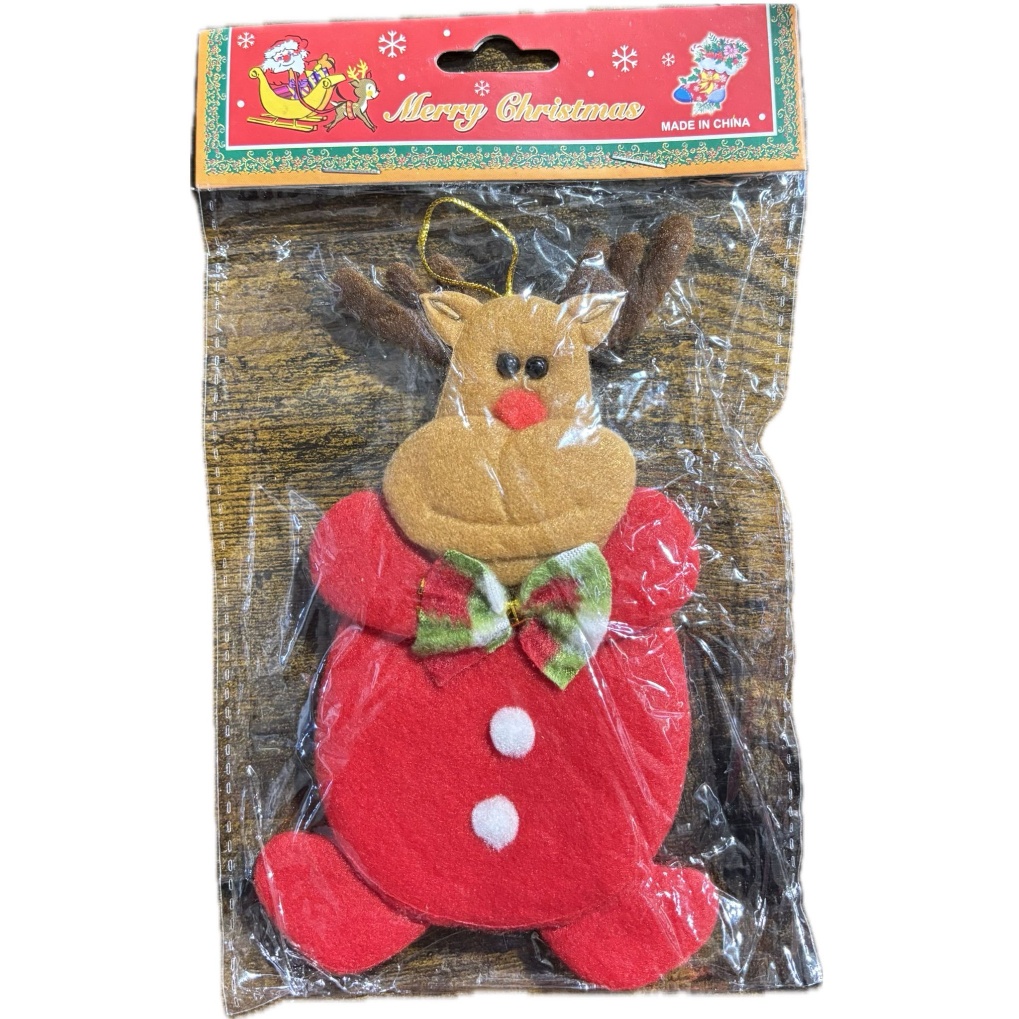 Vánoční plyšové ozdoby Varianta: Hnědý sob