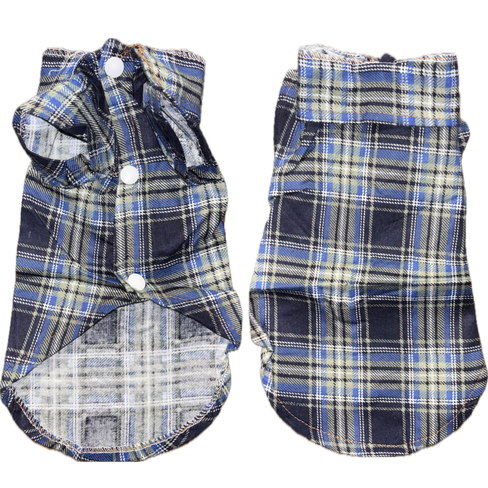 Obleček pro malá psí plemena - Tmavě modrá košile Varianta: L