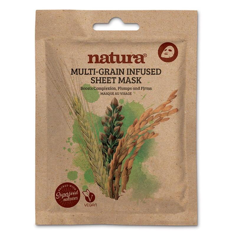 Natura pleťová textilní maska 22 ml, multicereální