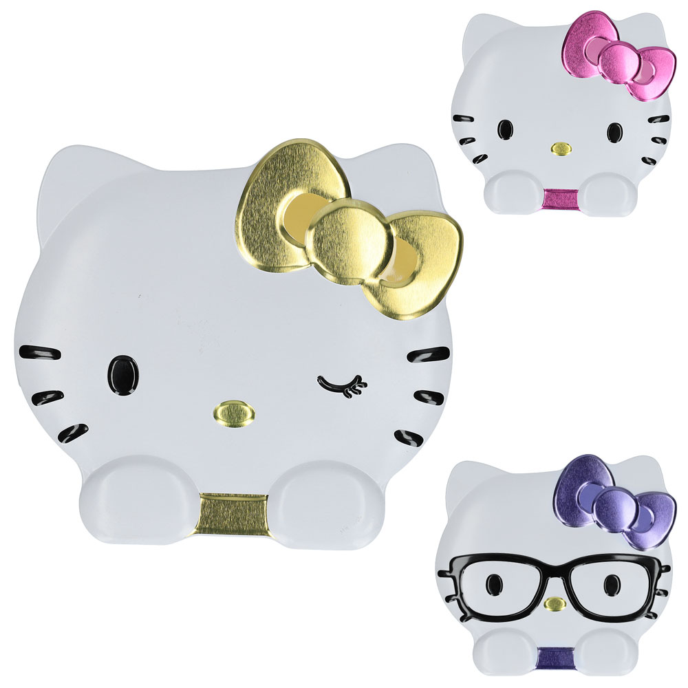 Sanrio Hello Kitty mléčné mini čokoládky v plechové dóze 100 g, náhodný výběr barvy
