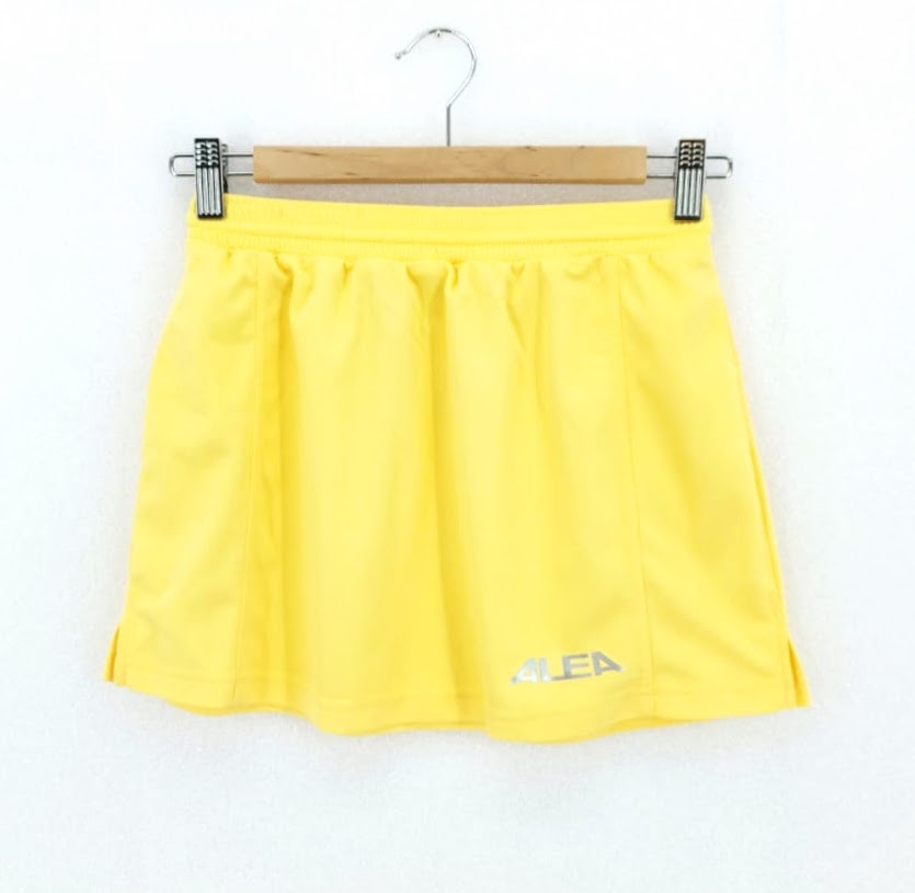 Dámská tenisová  sukně Alea Sportswear, žlutá *Velikosti textil: XL