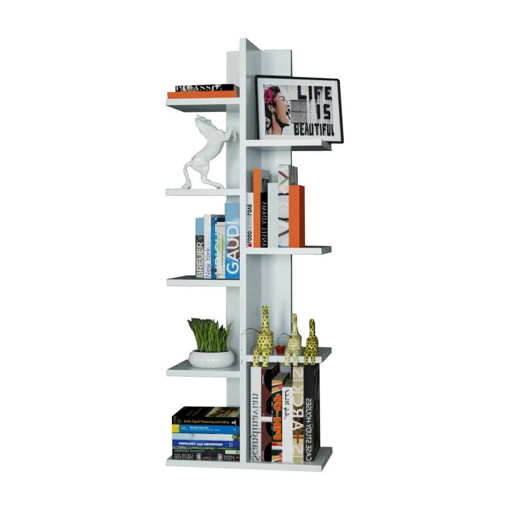 Woody Fashion Bílá knihovna Tree