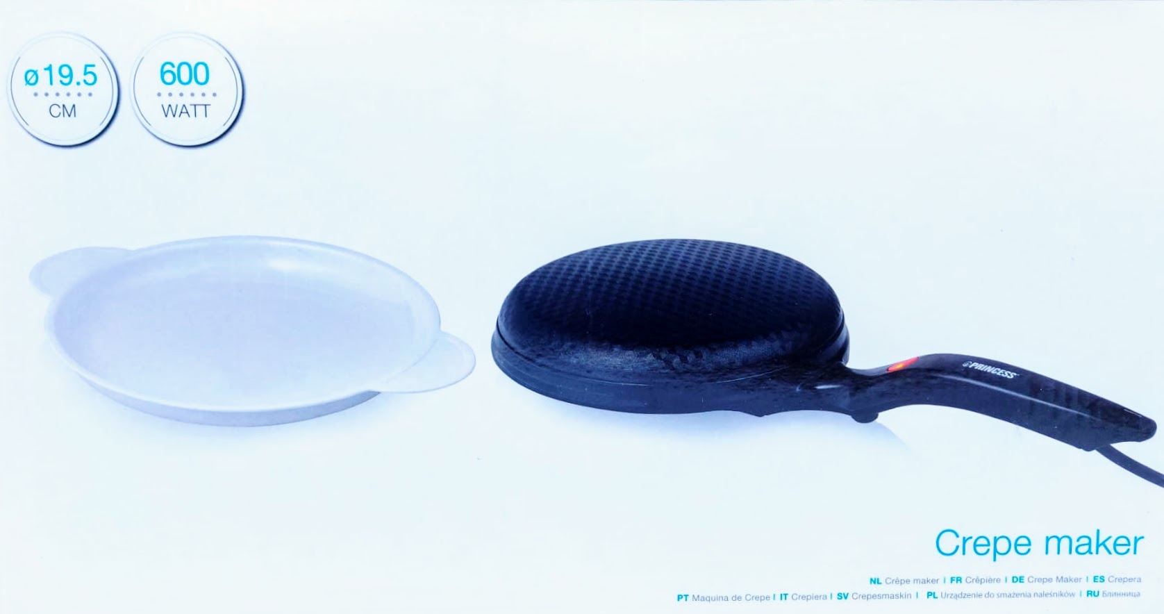 Princess 492231 Palačinkovač  Ø 19,5 cm, 600 W