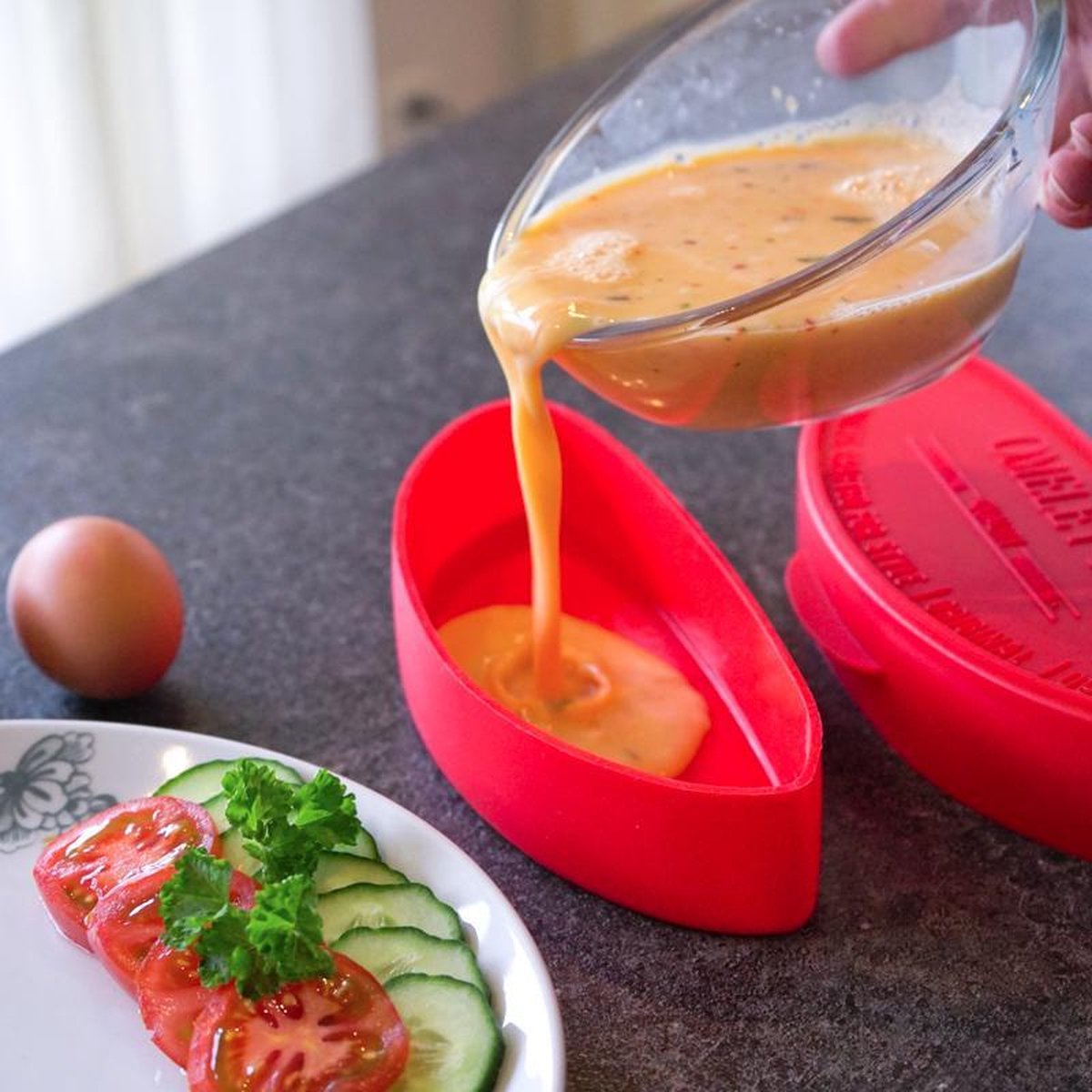 Gusta krabička na omeletu do mikrovlnky