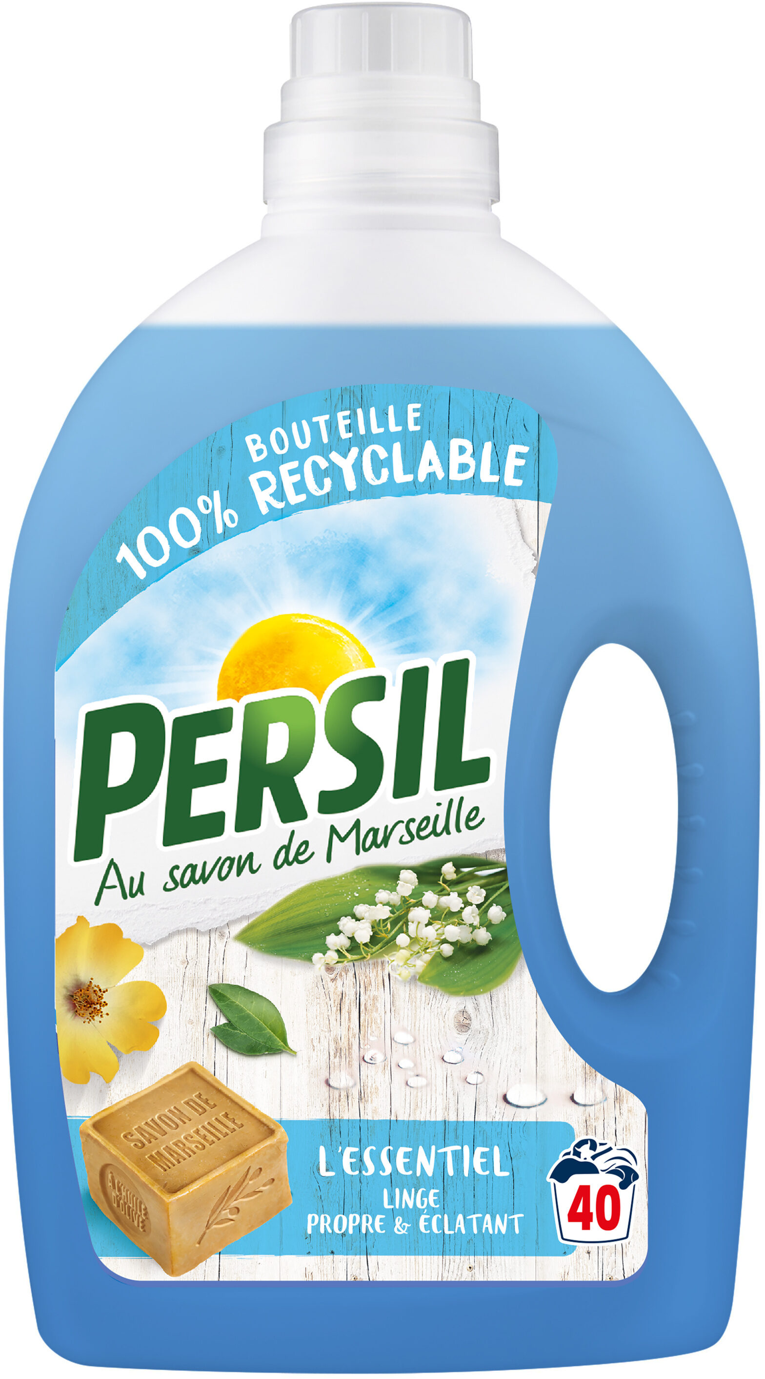 PERSIL Marseille tekutý prací prášek 40PD 2L modrý