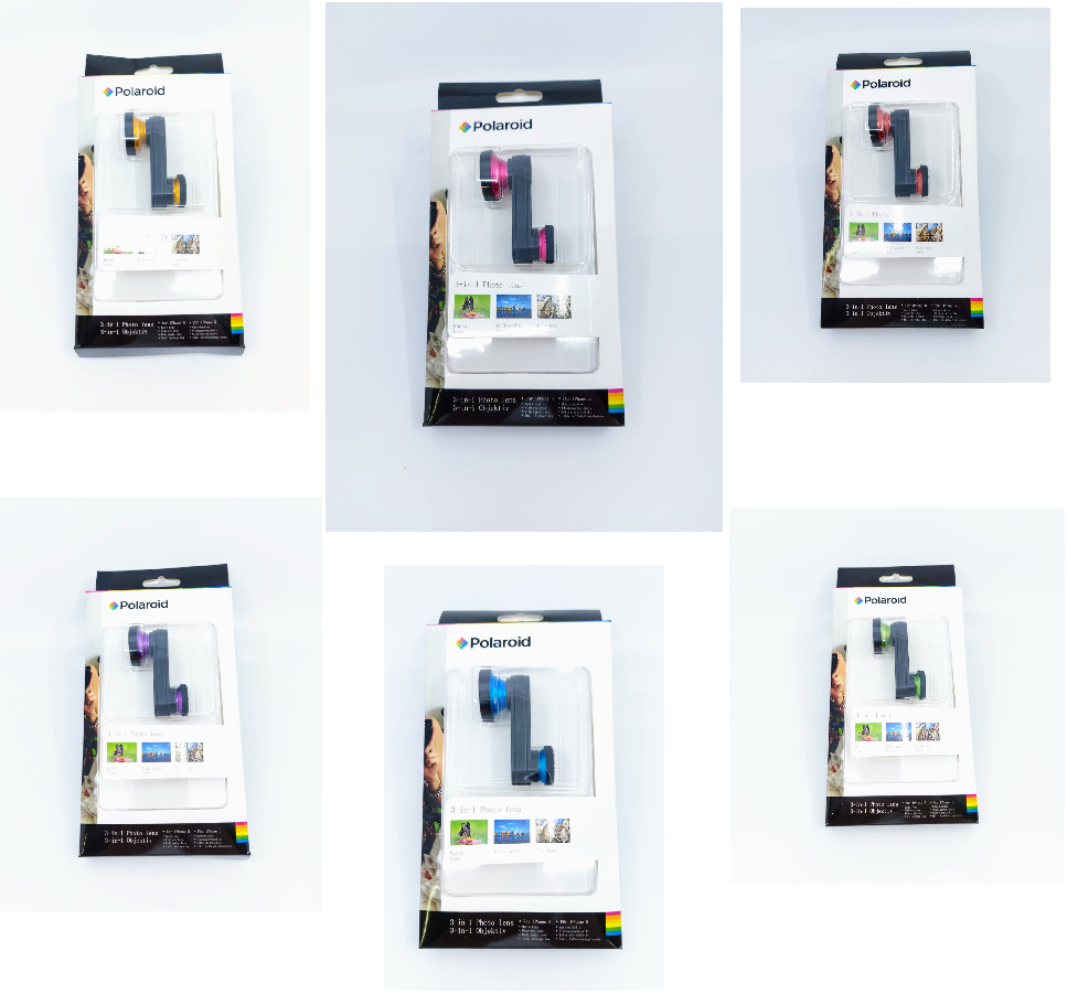 Polaroid fotografický objektiv 3v1 pro Iphone 5