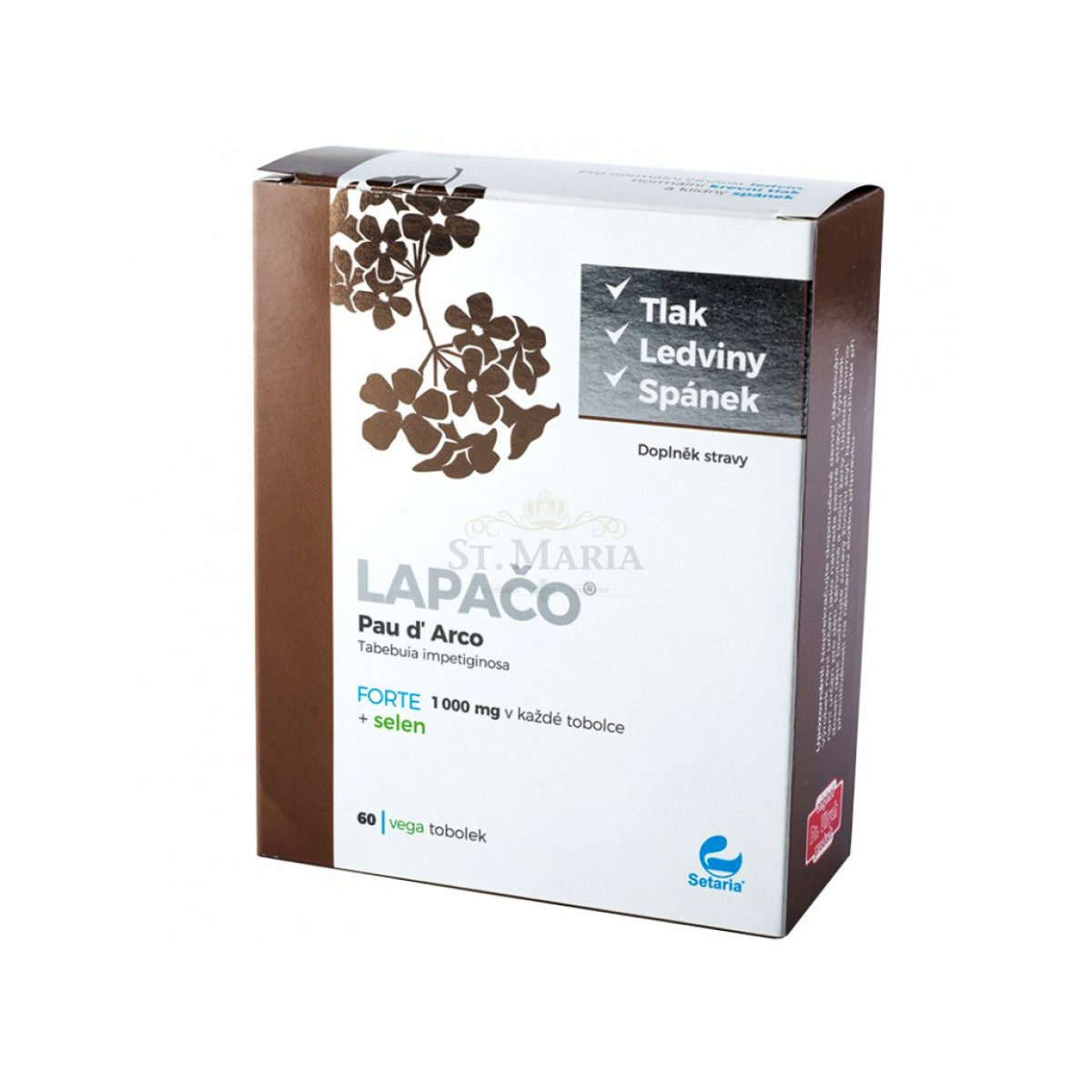 SETARIA LAPACHO Forte 60 vega tob.-doplněk stravy