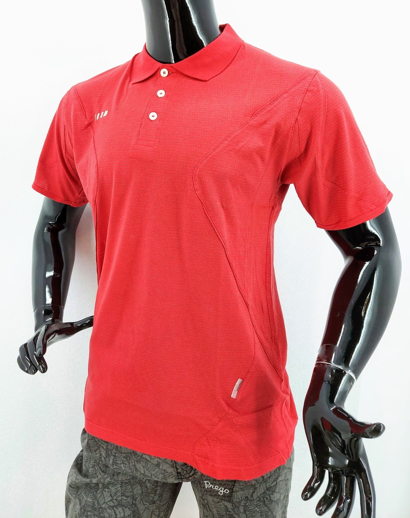 Pánské sportovní tričko s límečkem Alea Sportswear, červené *Velikosti textil: L