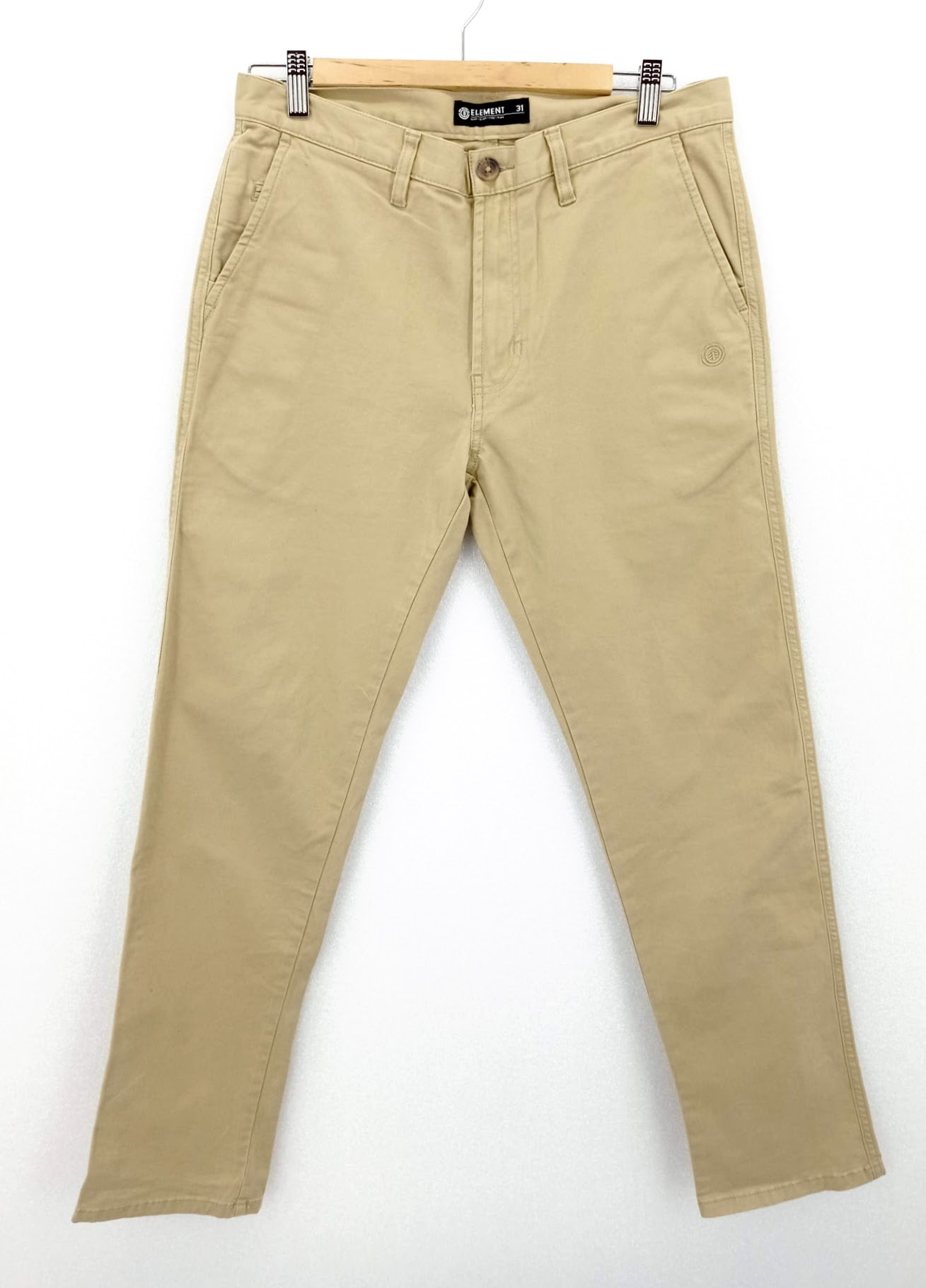 Pánské plátěné kalhoty Element, béžové *Velikosti textil: 31