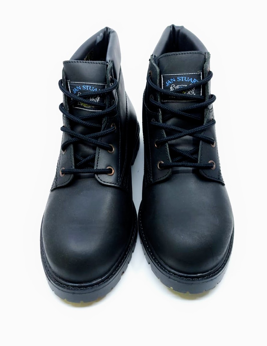 Pánská kožená kotníková obuv Constanta, černá *Velikosti textil: 48