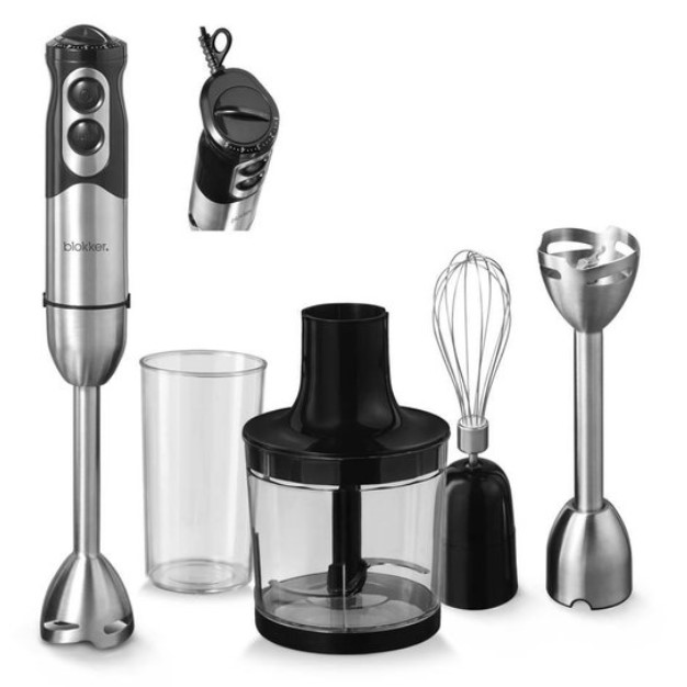 Sada tyčového mixéru Blokker BL -11302 - nerezová ocel