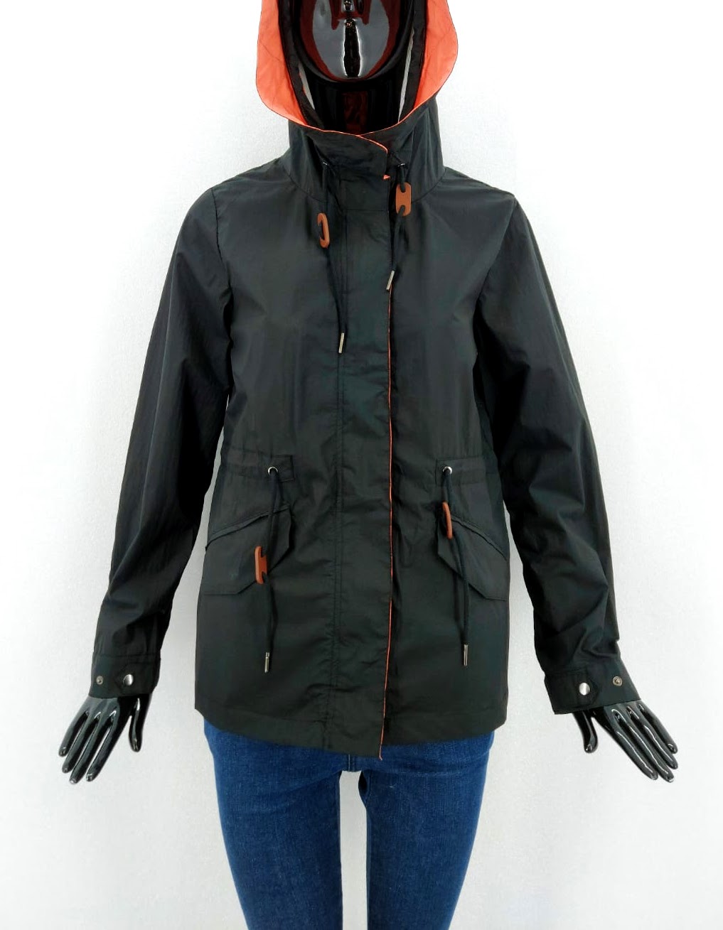 Dámská lehká outdoorová bunda s kapucí Laurano, černá *Velikosti textil: S