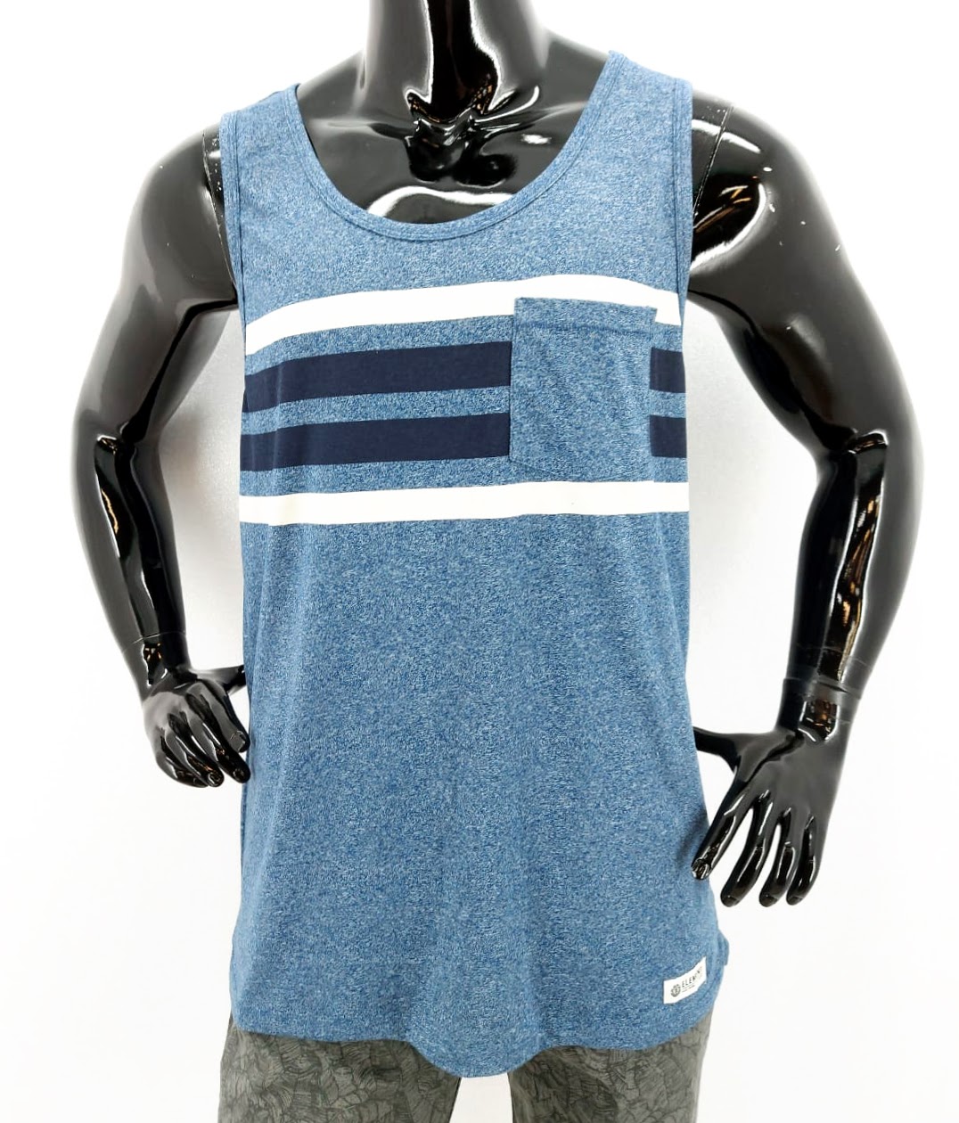 Pánské tílko s náprsní kapsou Element, modré *Velikosti textil: S