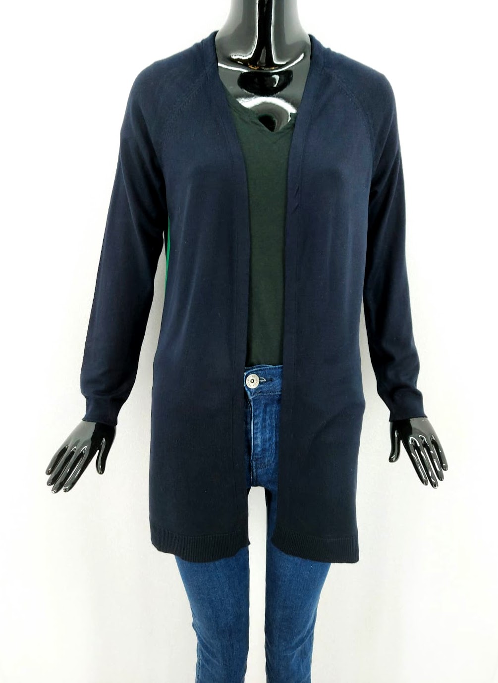 Dámský Cardigan More & More, tmavě modrý *Velikosti textil: 38