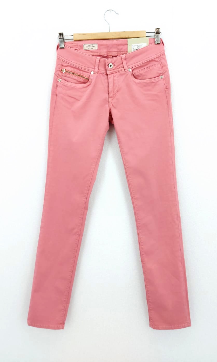 Dámské/dívčí kalhoty New Brooke - Pepe Jeans, růžové *Velikosti textil: W27-L32