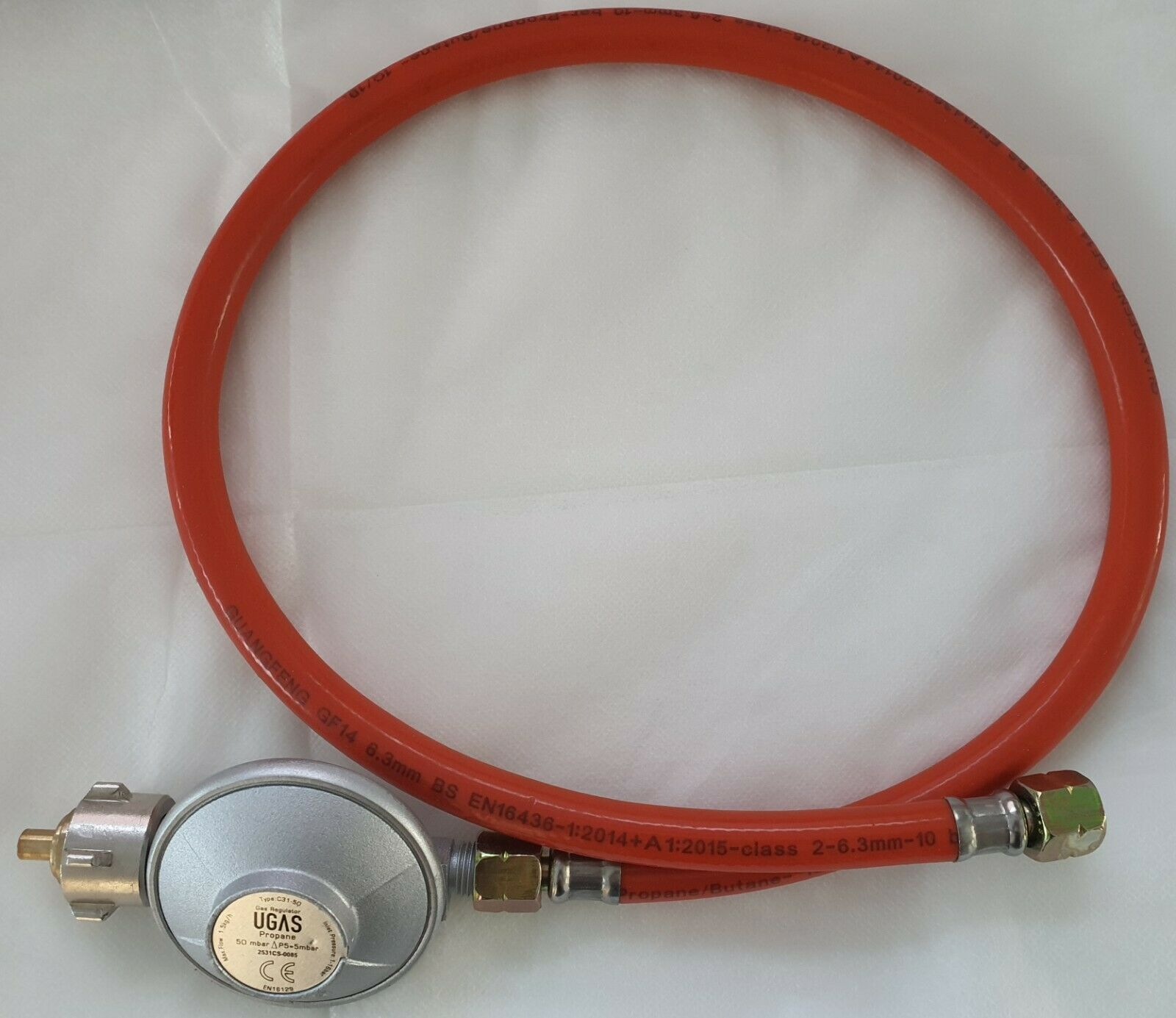 UGAS Plynová hadice Cavagna Group s redukcí tlaku 30 mbar, 70 cm