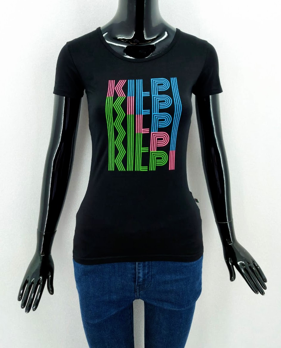 Dámské/dívčí sportovní tričko Gaja - Kilpi, černé *Velikosti textil: 34