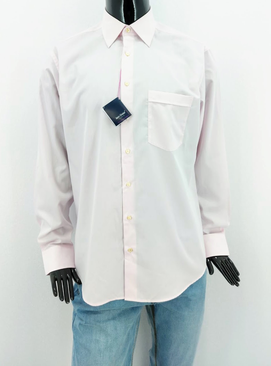 Jean Chatel Paris Pánská noblesní košile Jean Chatel  Paris, pastelově růžová *Velikosti textil: 41