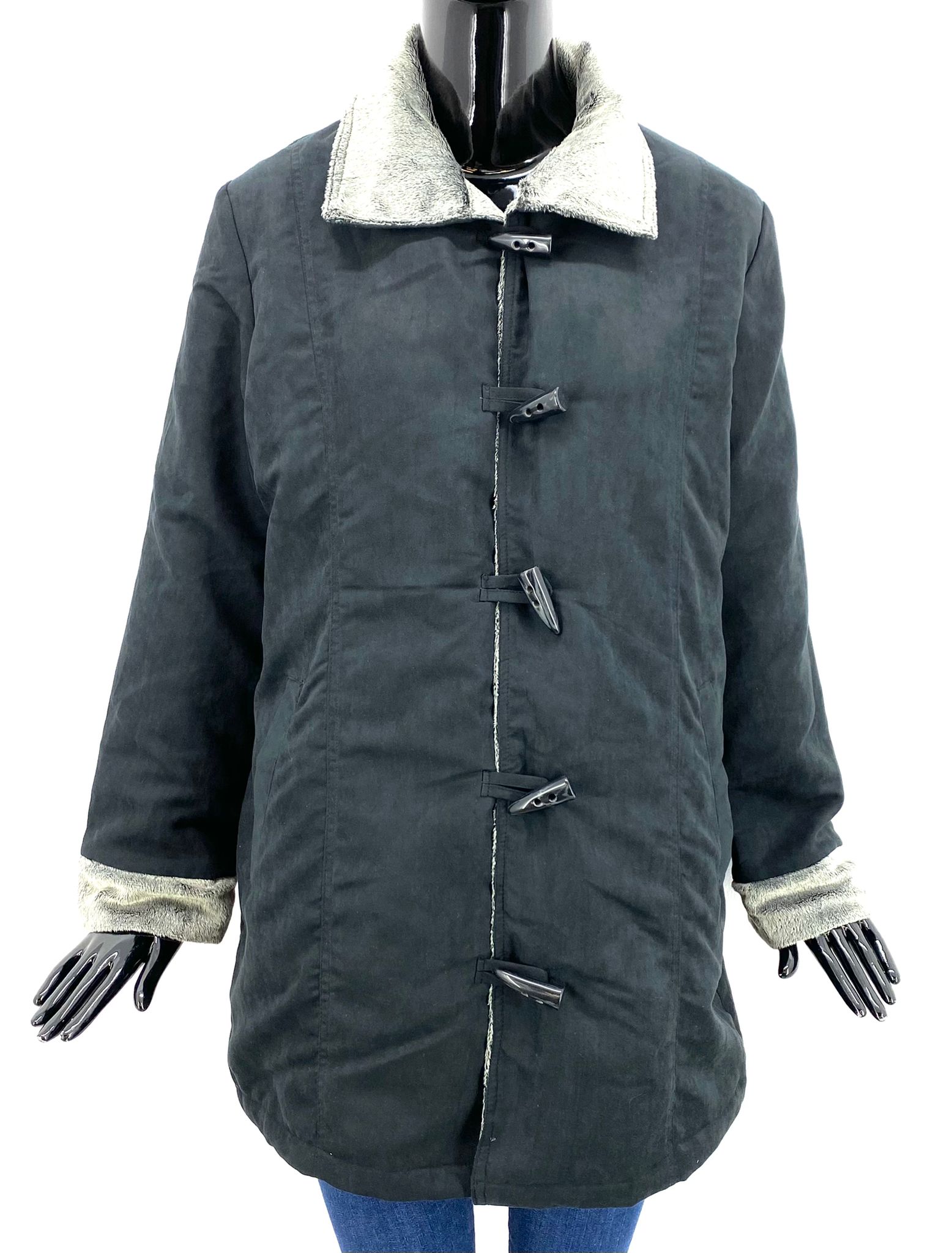 Dámský zimní kabát Sarah Hamilton, černý *Velikosti textil: 10