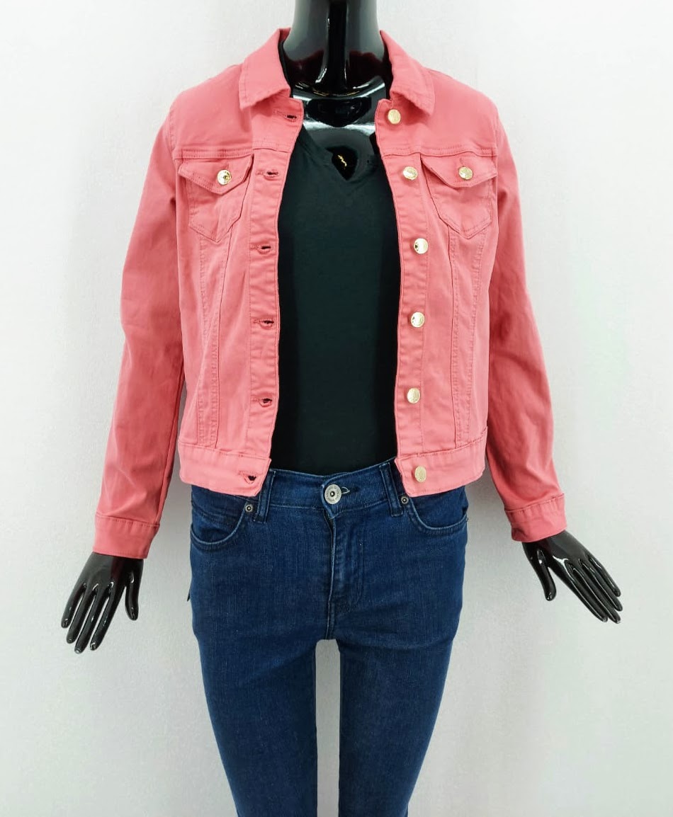 Dámská džínová bunda Rosebud, růžová *Velikosti textil: 36