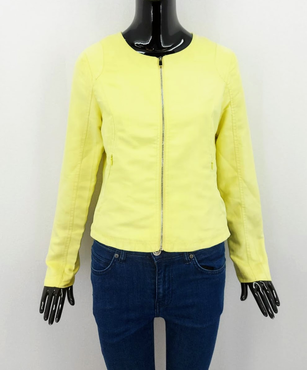 Dámská podzimní/jarní lehká bunda Laura JO, žlutá *Velikosti textil: S