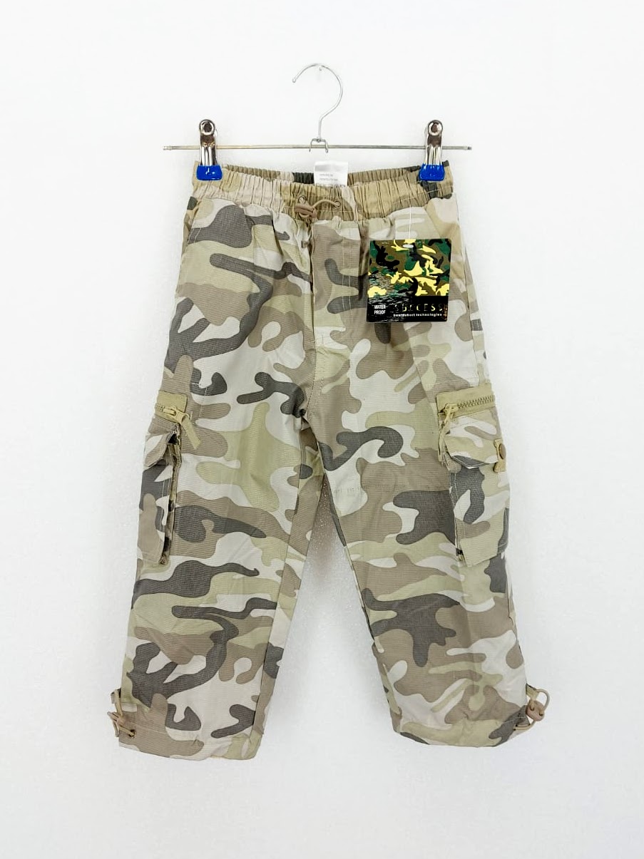 Success Dětské zateplené kalhoty s kapsami, maskáčové *Velikosti textil: 98