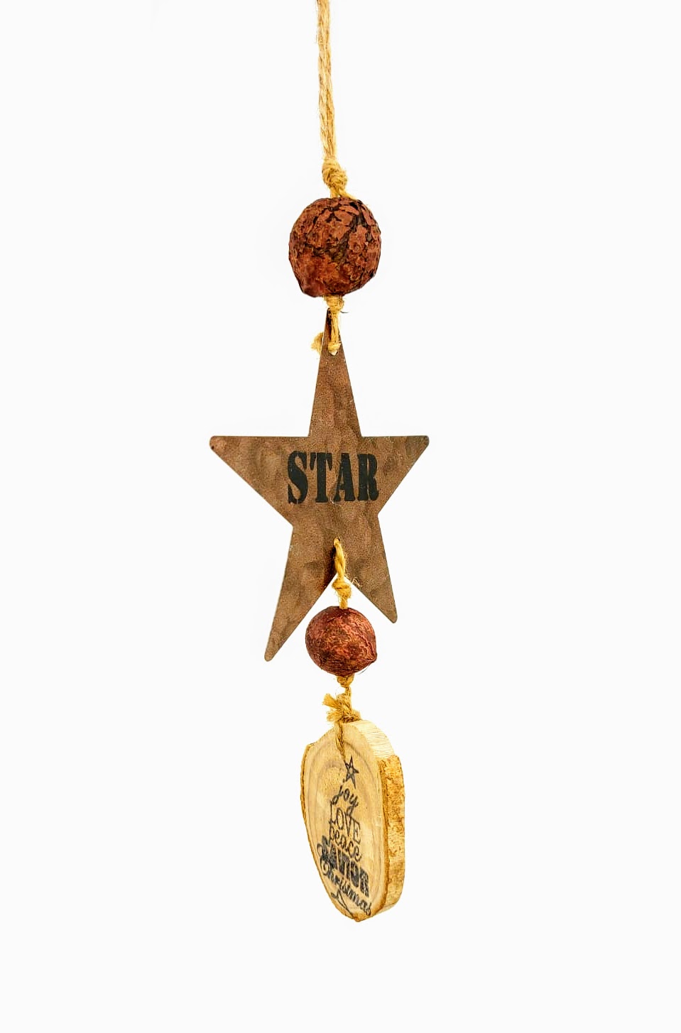 Vánoční závěsná dekorace s hvězdou, náhodný výběr