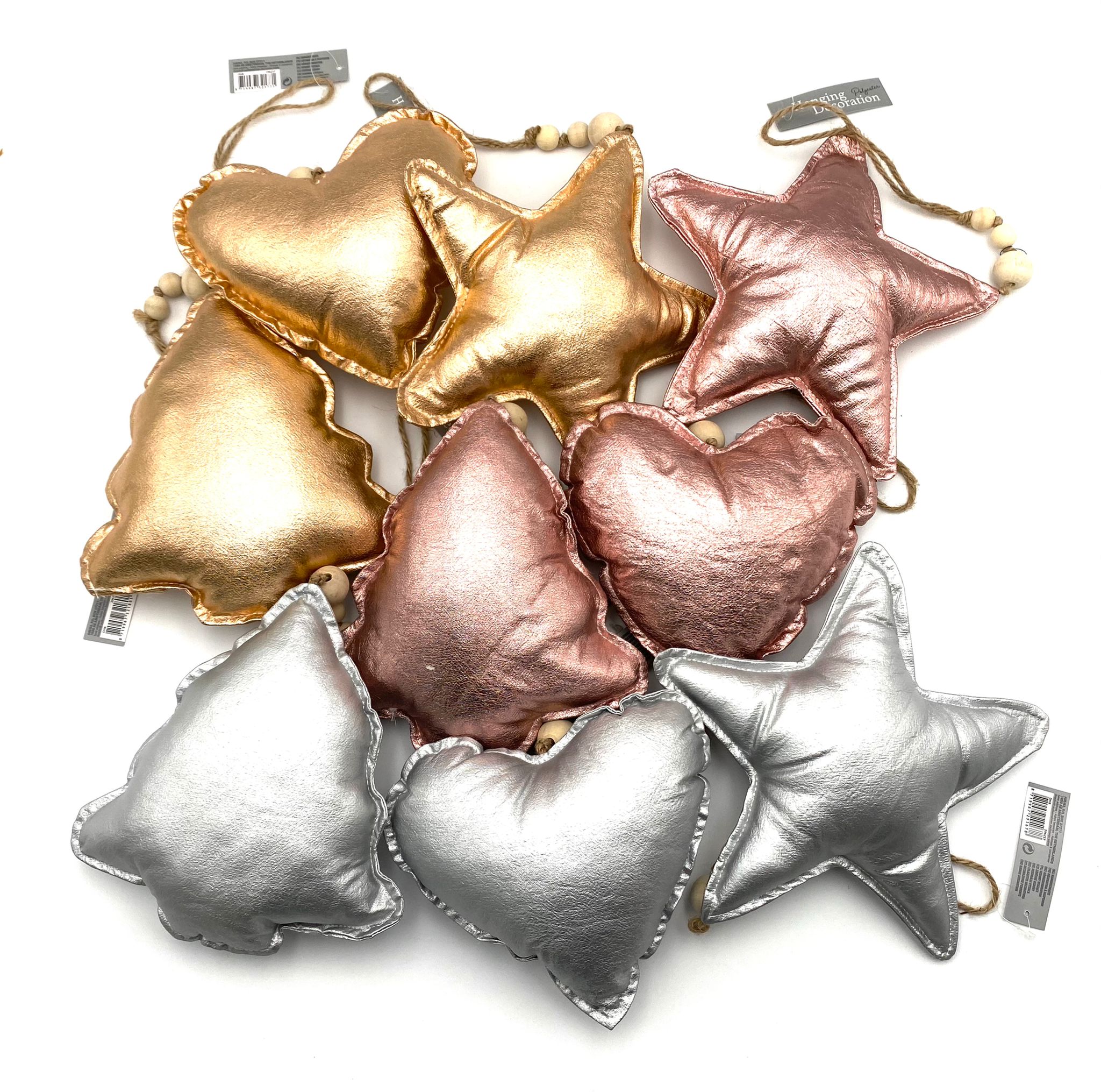 Vánoční závěsná dekorace Hanging Decoration Základní barvy: zlatá