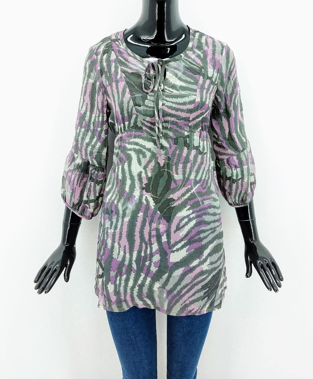 Dámská módní halenka Cars Women, fialovo-šedá *Velikosti textil: 36