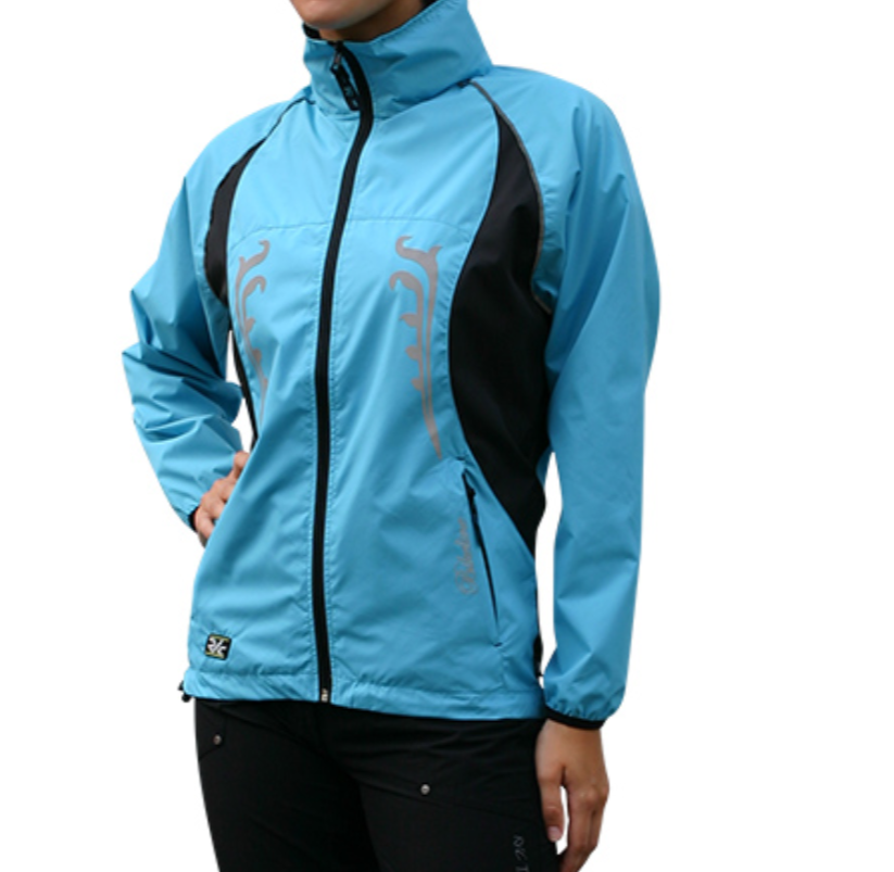 RVC sportswear Bunda větrovka BIKELINE dámská, modrá *Velikosti textil: M