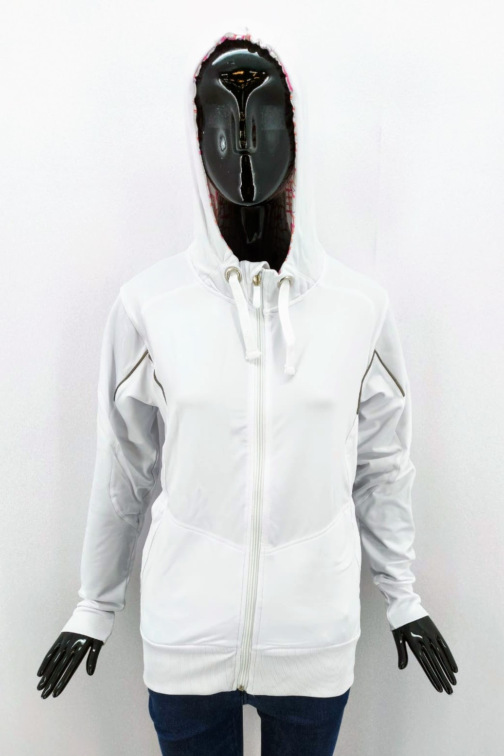 Dámská sportovní mikina s kapucí Alea Sportswear, bílá *Velikosti textil: L