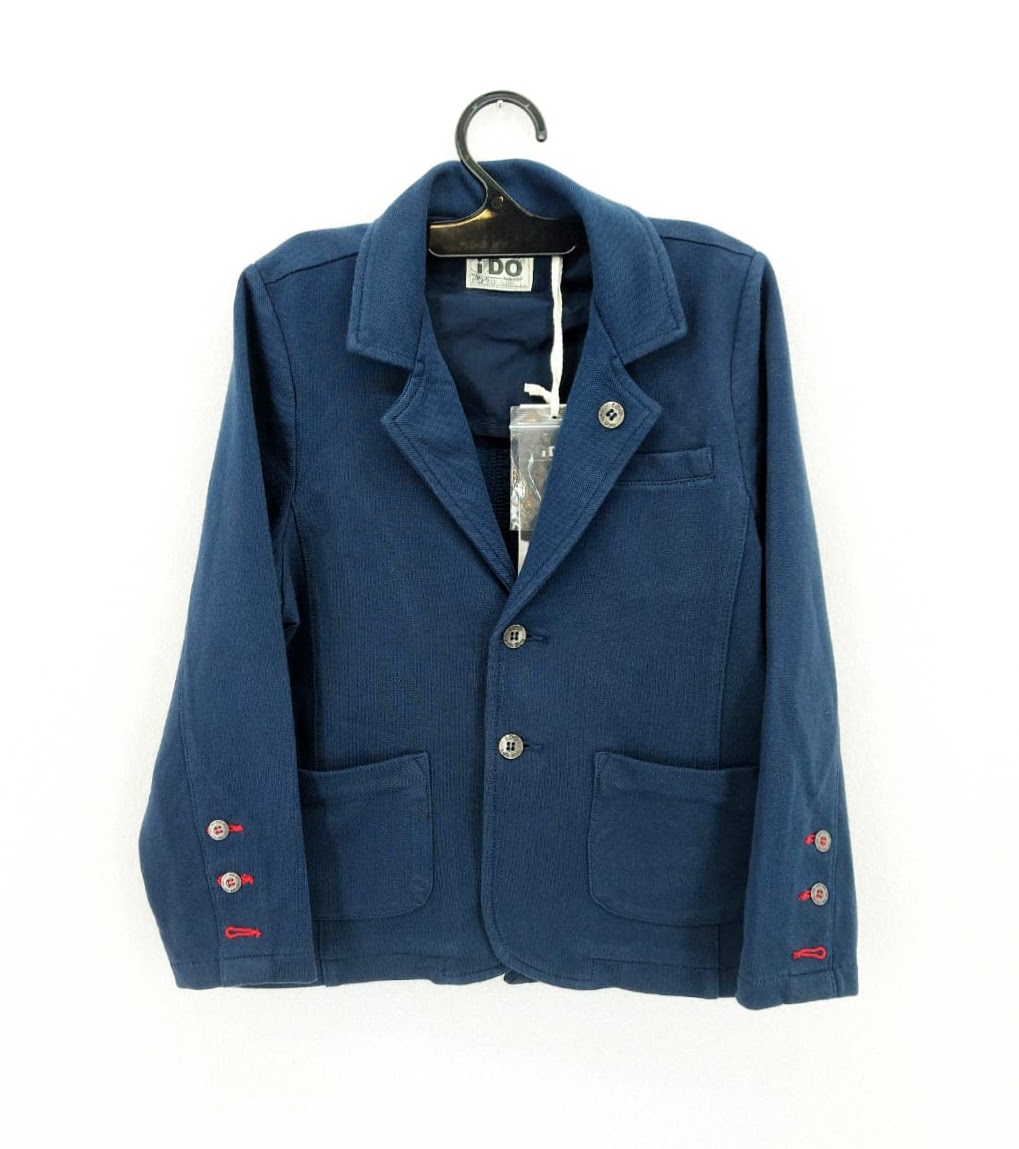 Dětské módní bavlněné sako iDO, tmavě modré *Velikosti textil: 3 roky