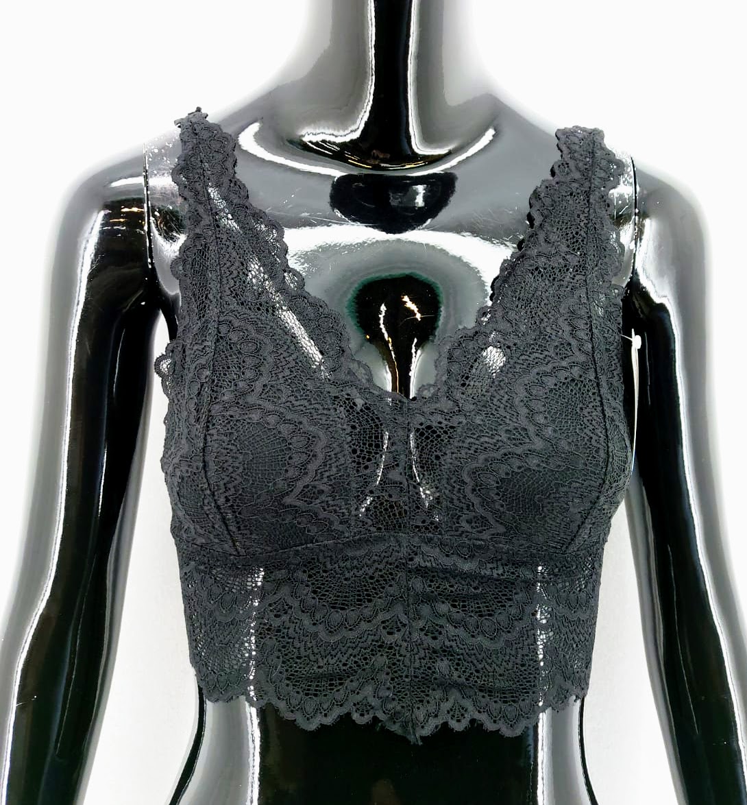 Dámská Bralette podprsenka Ouno, černá *Velikosti textil: S/M