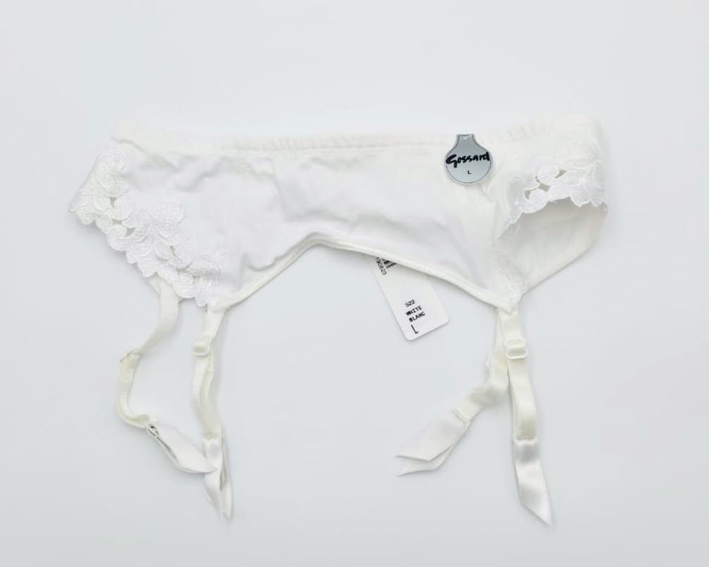 Dámský podvazkový pás Gossard, bílý - velikost L