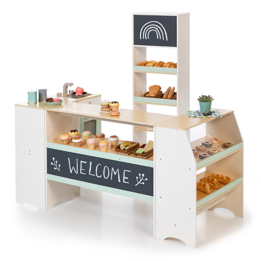 MUSTERKIND obchůdek na hraní, bílá / příroda / máta - vada