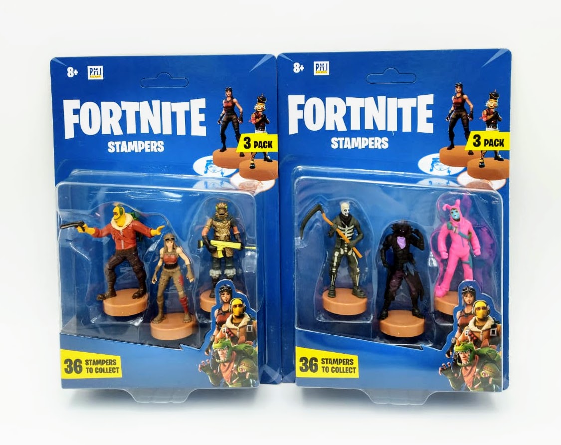 Fortnite sběratelská sada 3 figurek s razítky, různé varianty - náhodný výběr