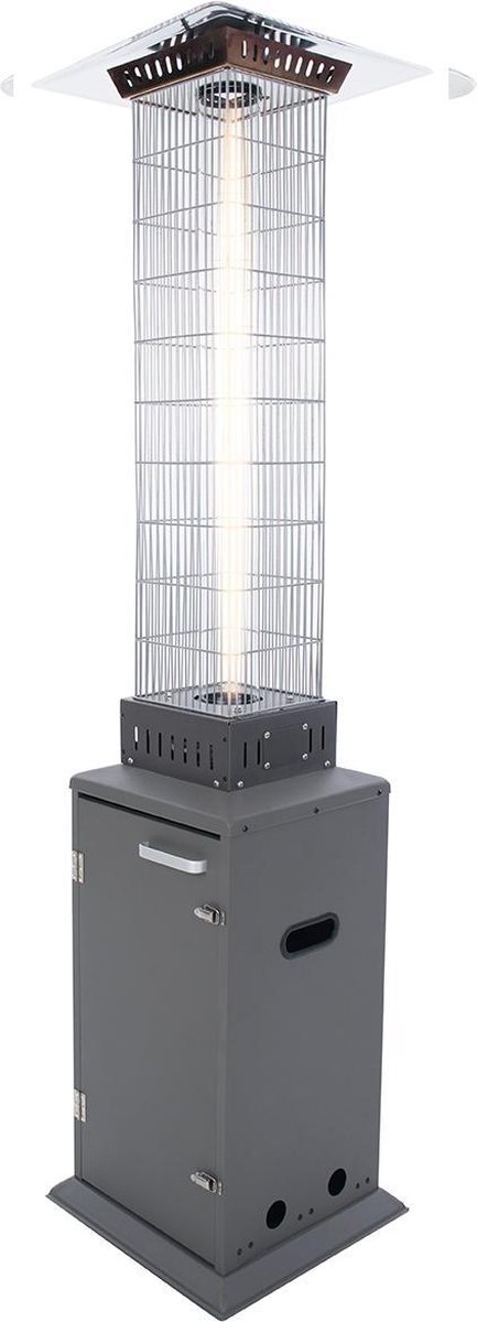 Sunred Atria Flame Heater šedý - nové bez skleněného válce