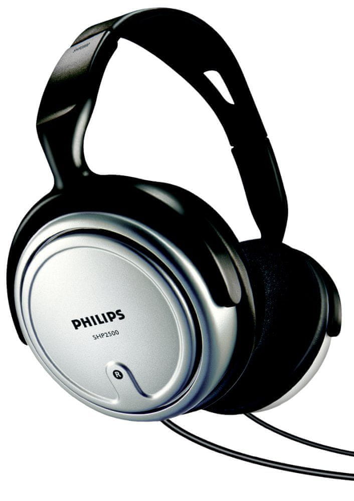 Sluchátka Philips SHP2500, stříbrná