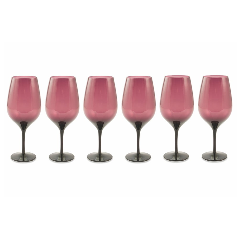 Sada 6 fialových pohárů Villa d'Este Happy Hour