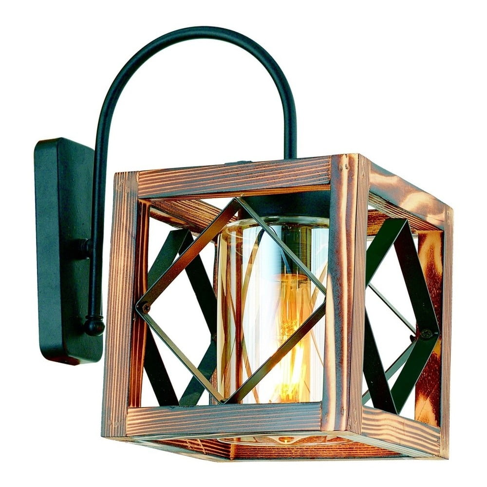 Beacon Nástěnné svítidlo z habrového dřeva Zikzak Camlı Aplik - rozbaleno