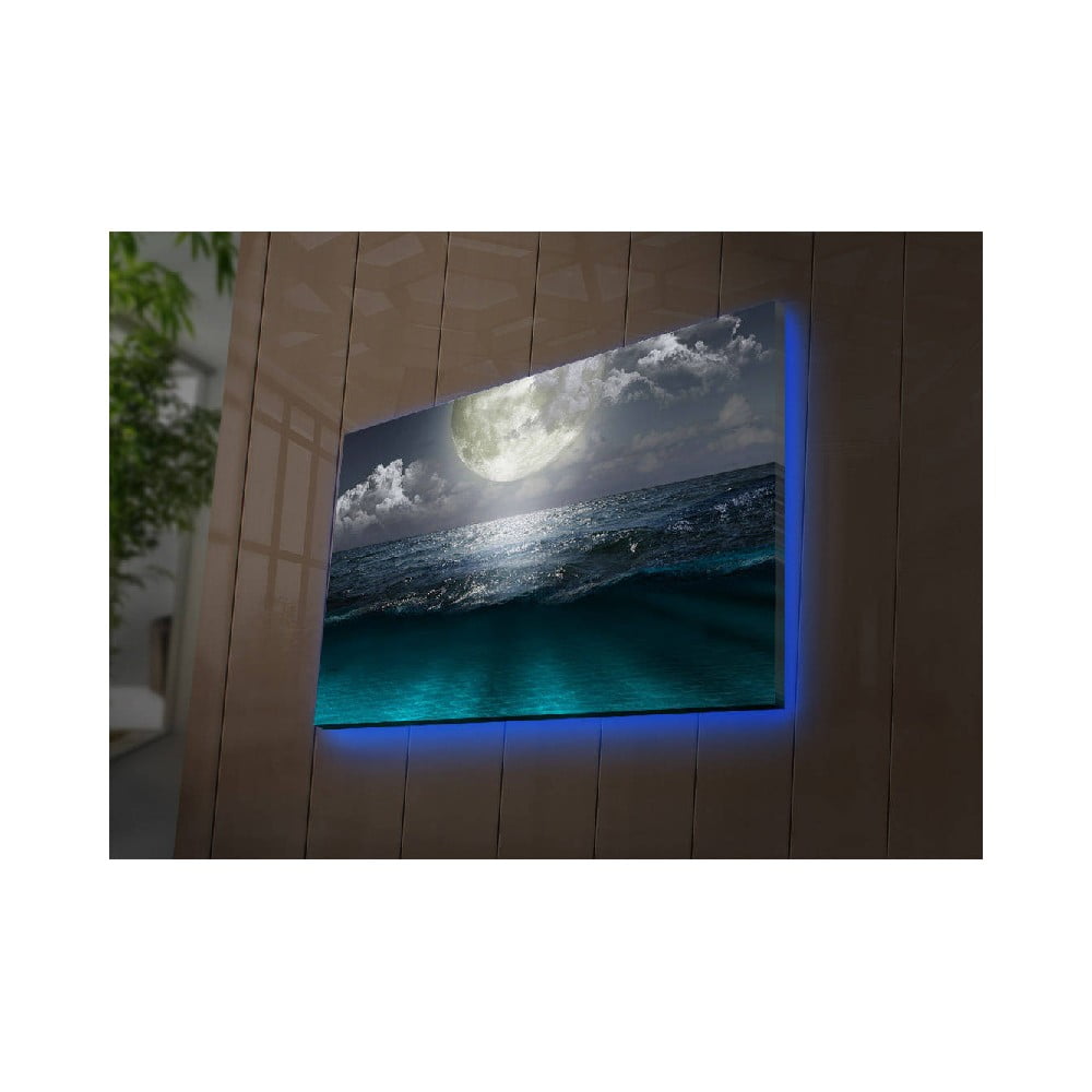 Shining Podsvícený obraz Simon, 70 x 45 cm - rozbaleno, kosmetická vada