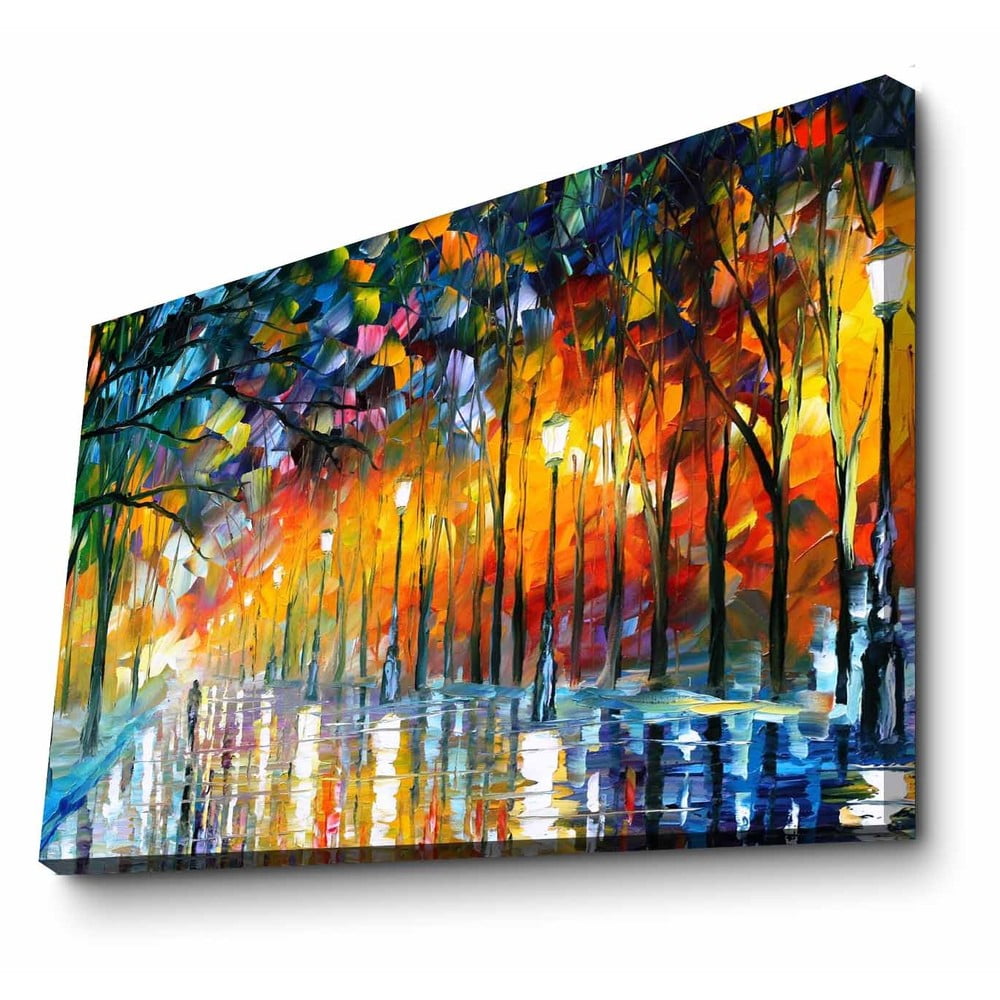 Canvart Nástěnná reprodukce na plátně Leonid Afremov, 100 x 70 cm - rozbaleno, kosmetická vada