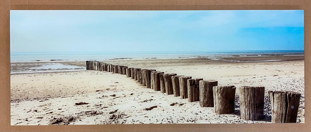 Insigne Skleněný obraz beach, 92 x 36 cm - rozbaleno