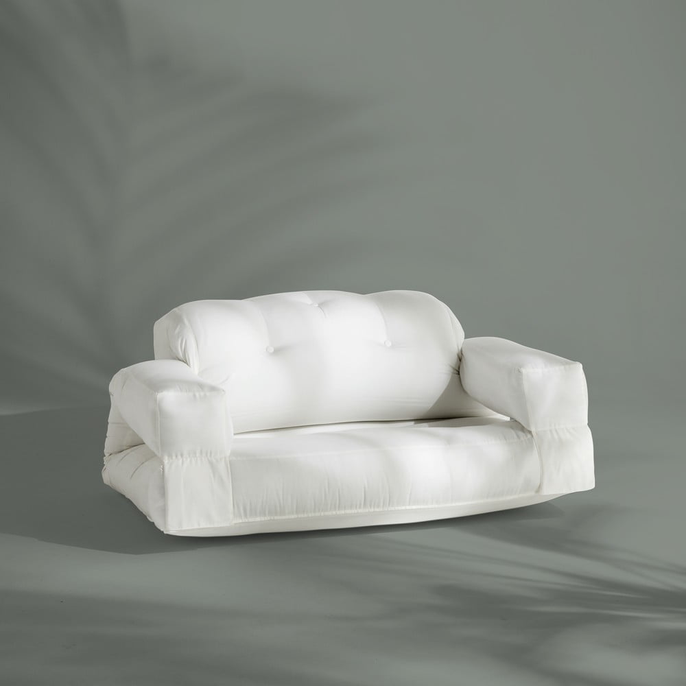 Bílá rozkládací pohovka vhodná do exteriéru Karup Design Design OUT™ Hippo White - rozbaleno
