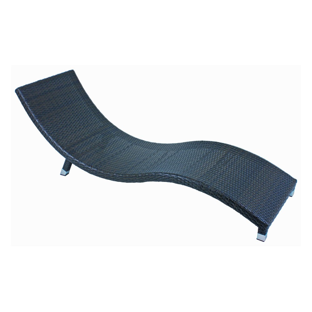 Sada 2 hnědých zahradních lehátek ADDU Caracas - rozbaleno