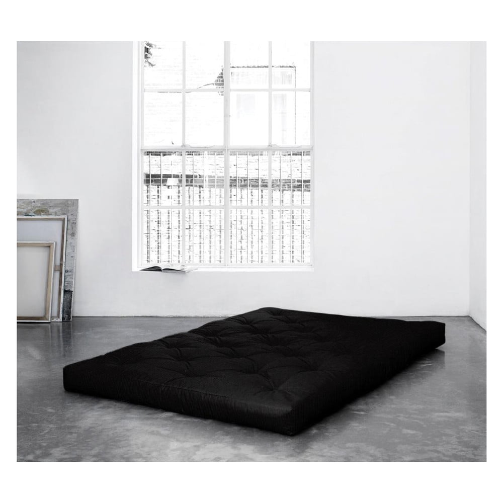 Matrace v černé barvě Karup Design Double Latex Black, 160 x 200 cm - lehce zašpiněné