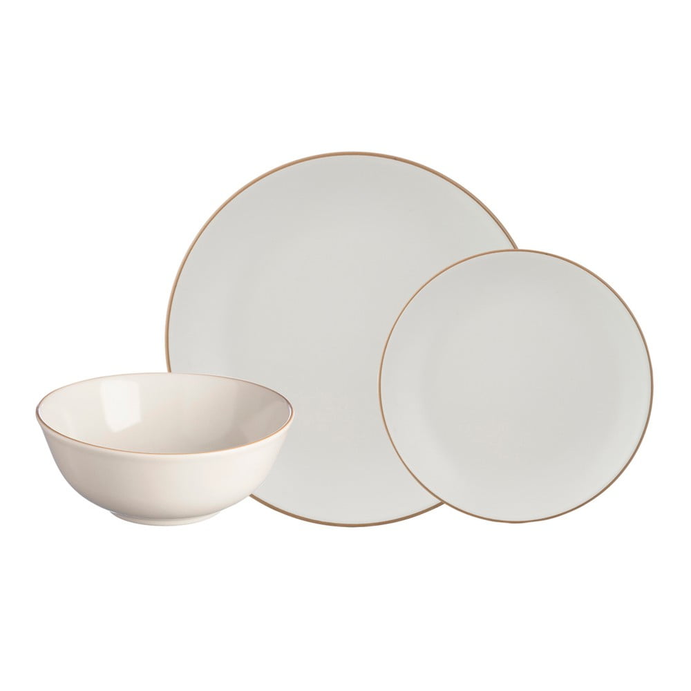 7 dílný set krémově bílého kameninového nádobí Mason Cash Classic Collection -  rozbaleno