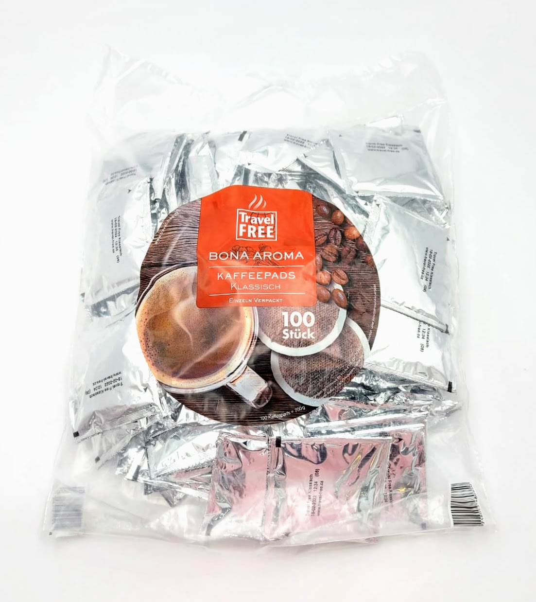 Travel Free Kávové pody Bona Aroma Klassisch, 100 ks