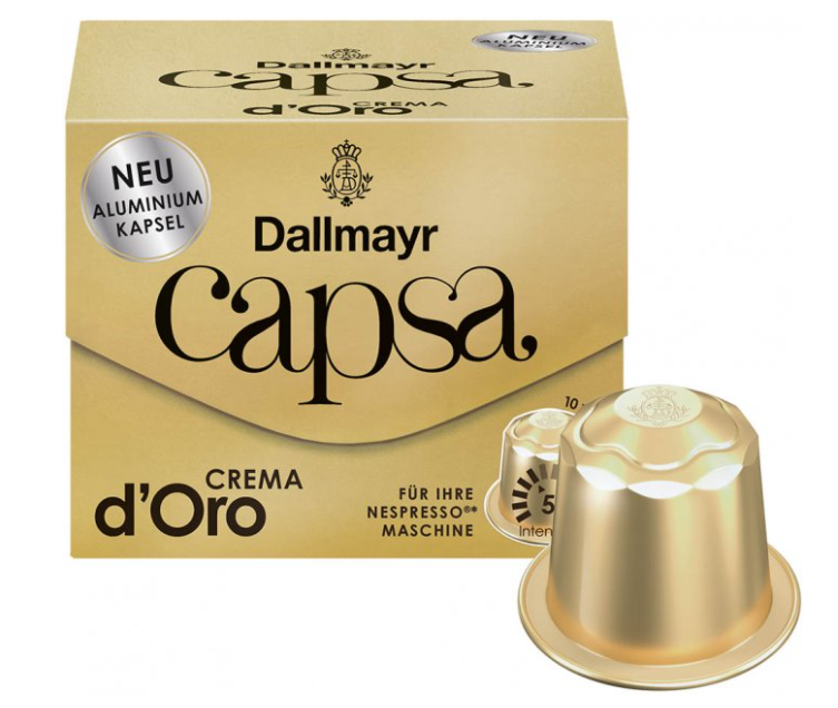 Dallmayr kávové kapsle Capsa Crema d`Oro 10 ks á 5,6g